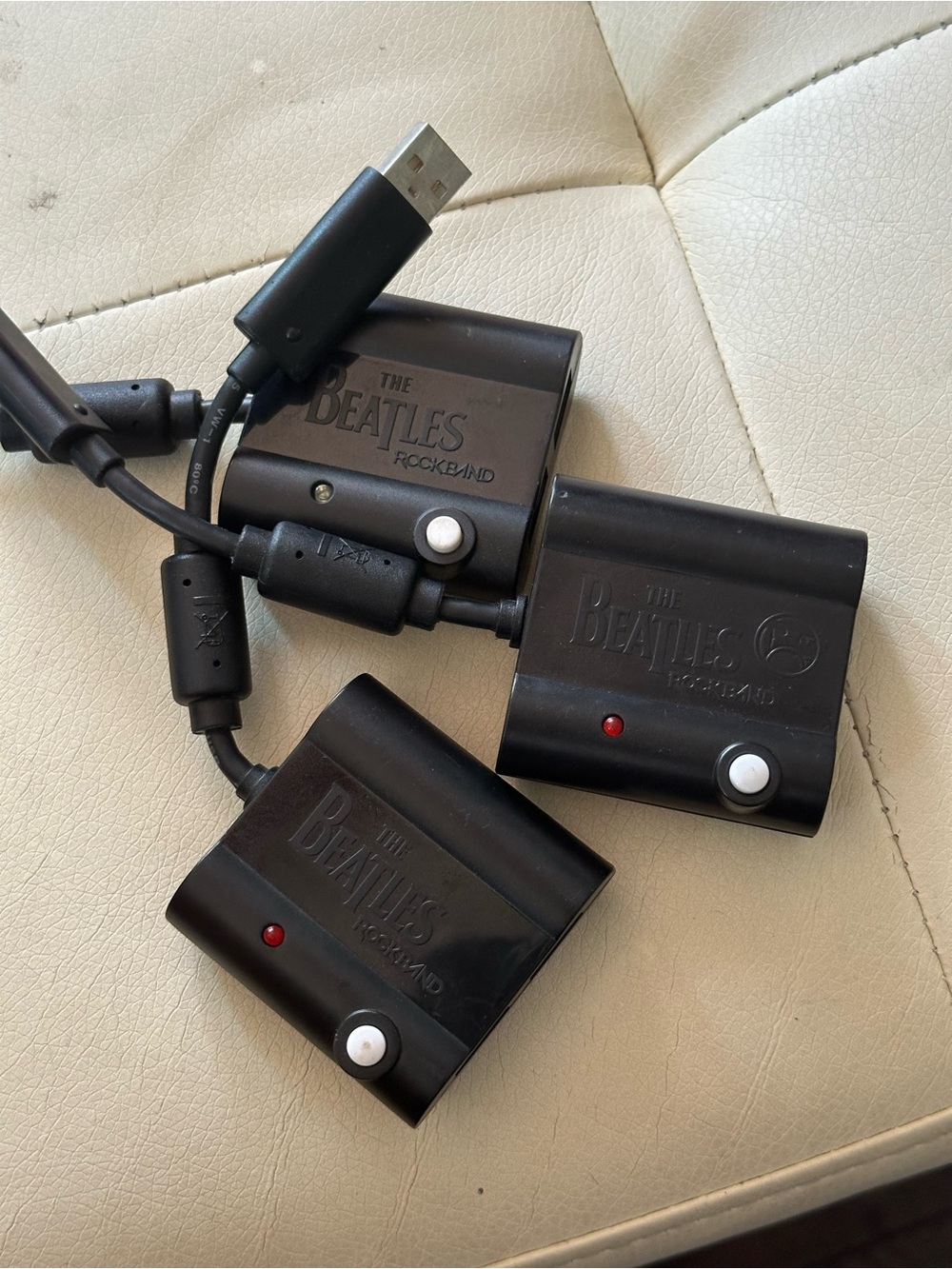 RockBand PS3 The Beatles USB Dongle / Adapter (Set of 3)